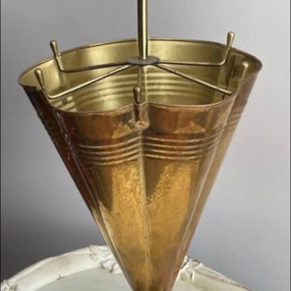 Mid-Century Brass Umbrella Stand, 1950s